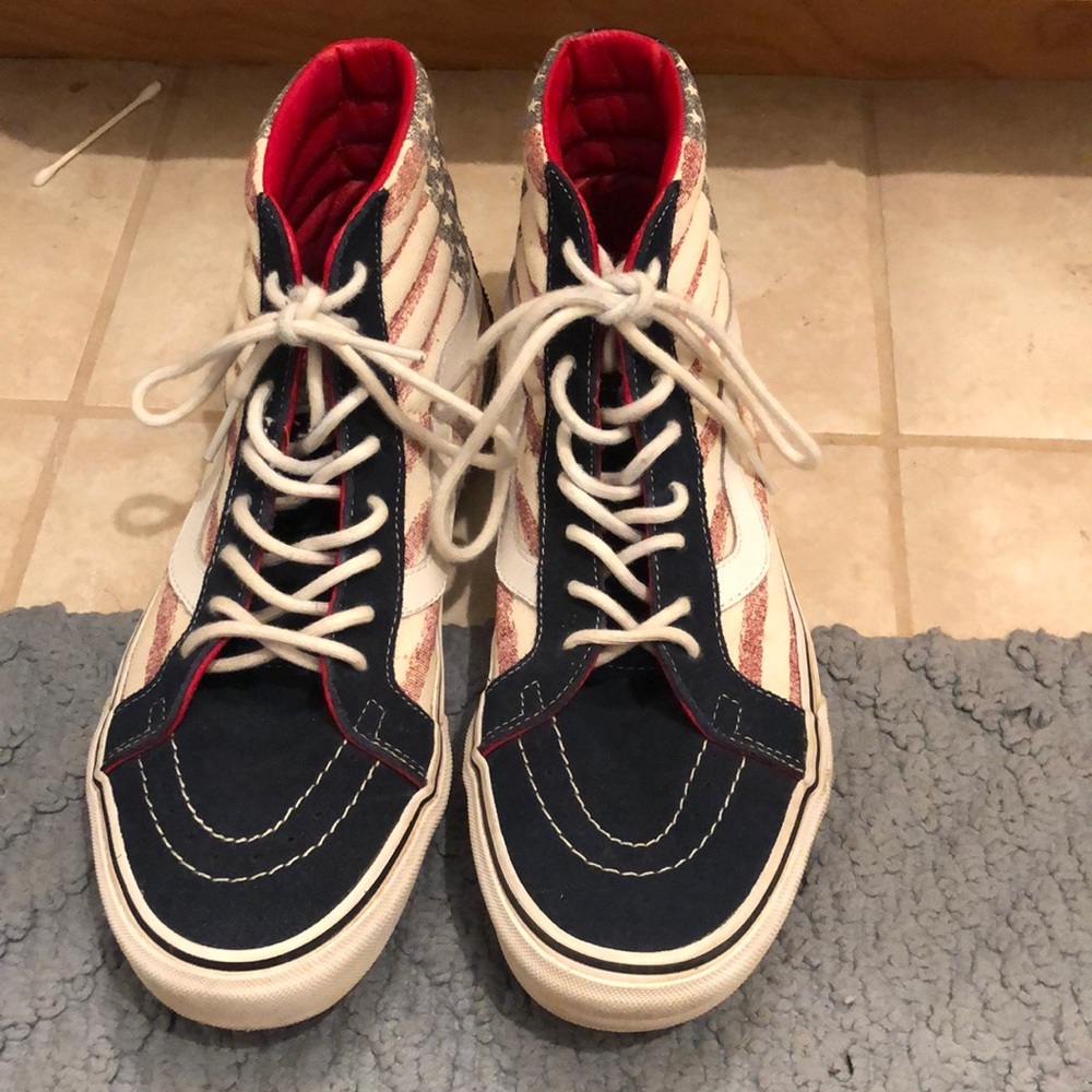 Vans High Tops America Themed